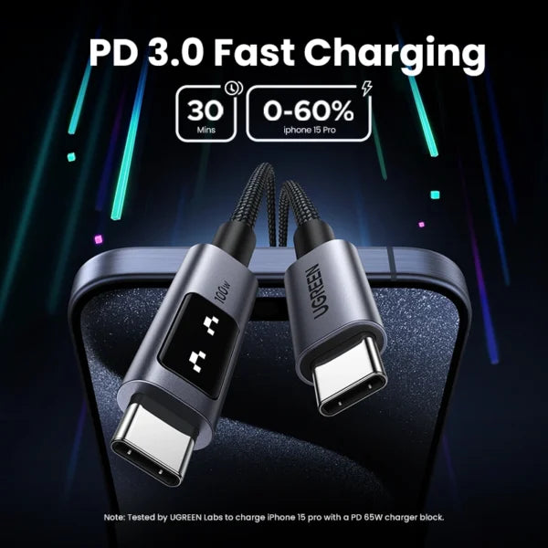 UGREEN L509 Uno USB-C to USB-C 100W Cable