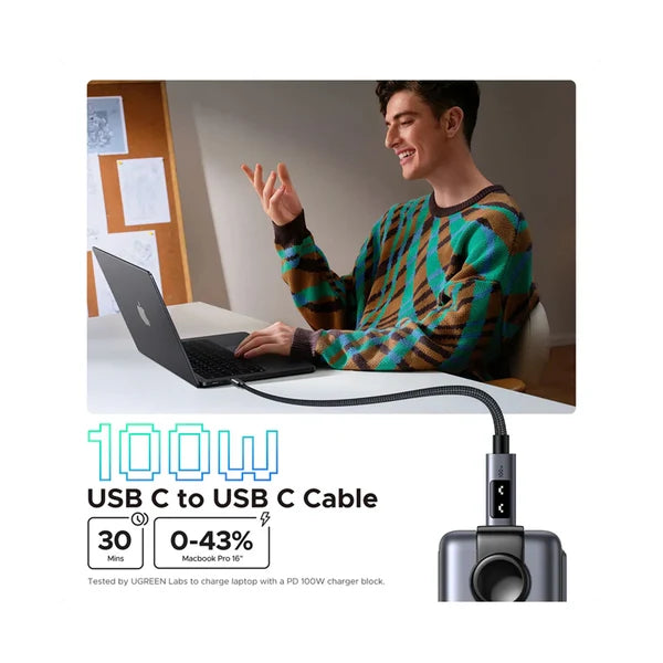 UGREEN L509 Uno USB-C to USB-C 100W Cable
