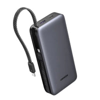 UGREEN PB528 20000mAh 30W Power Bank With Dual Built-In USB-C Cables