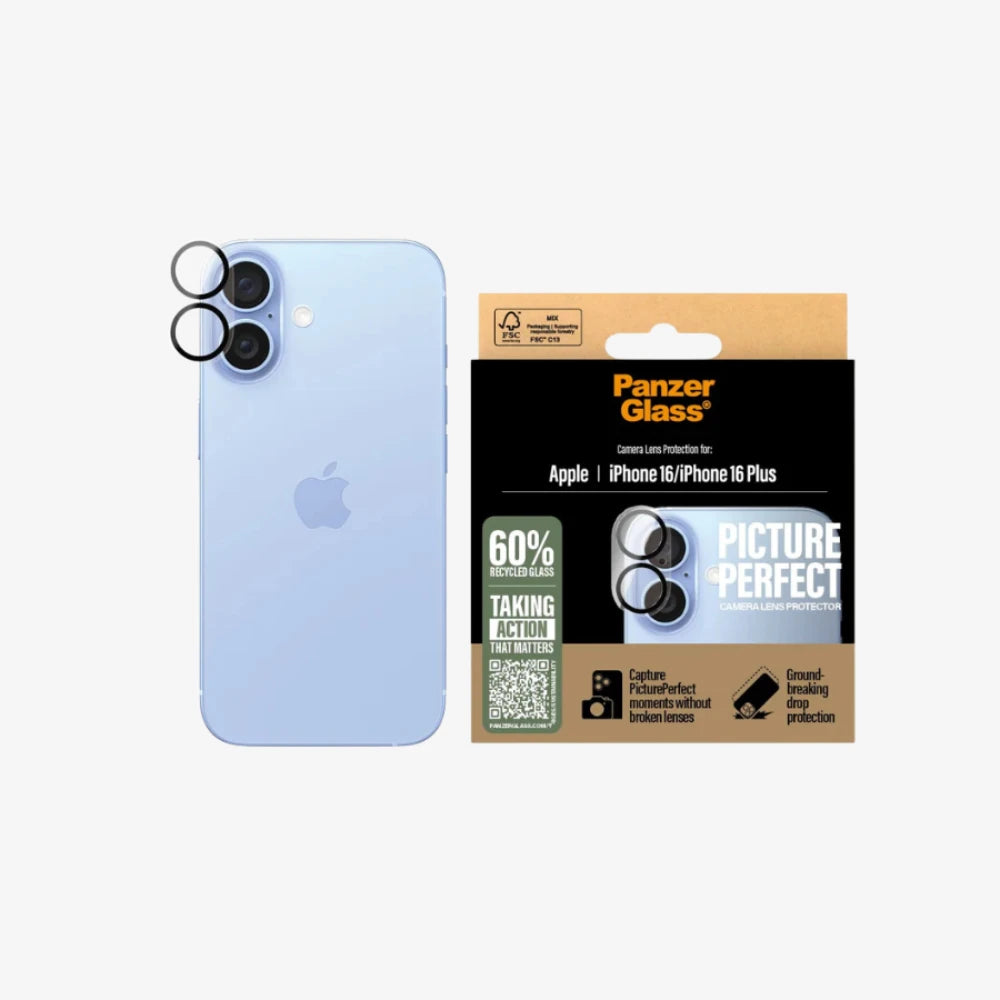 PanzerGlass® Camera Lens Protector for iPhone 16 Series