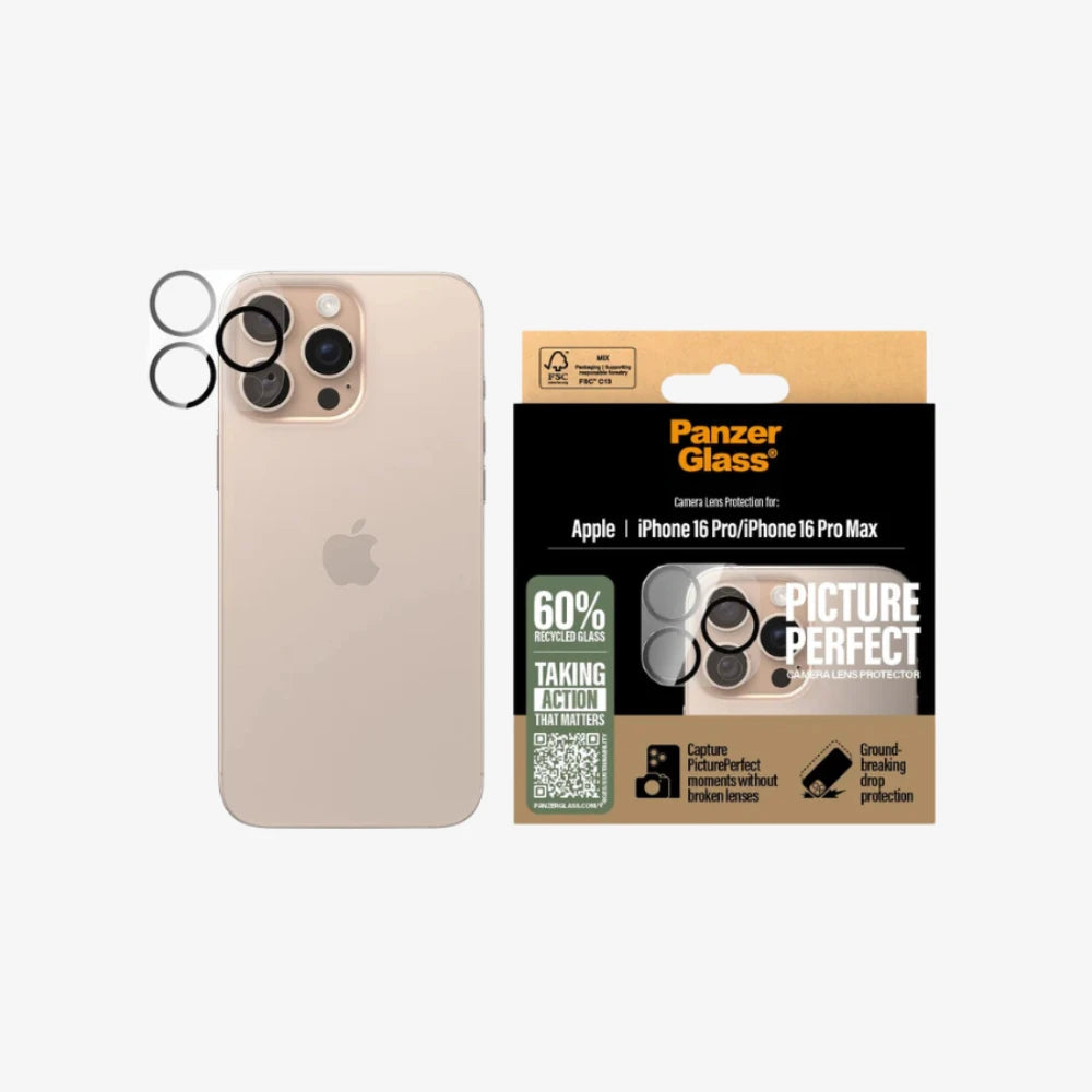 PanzerGlass® Camera Lens Protector for iPhone 16 Series