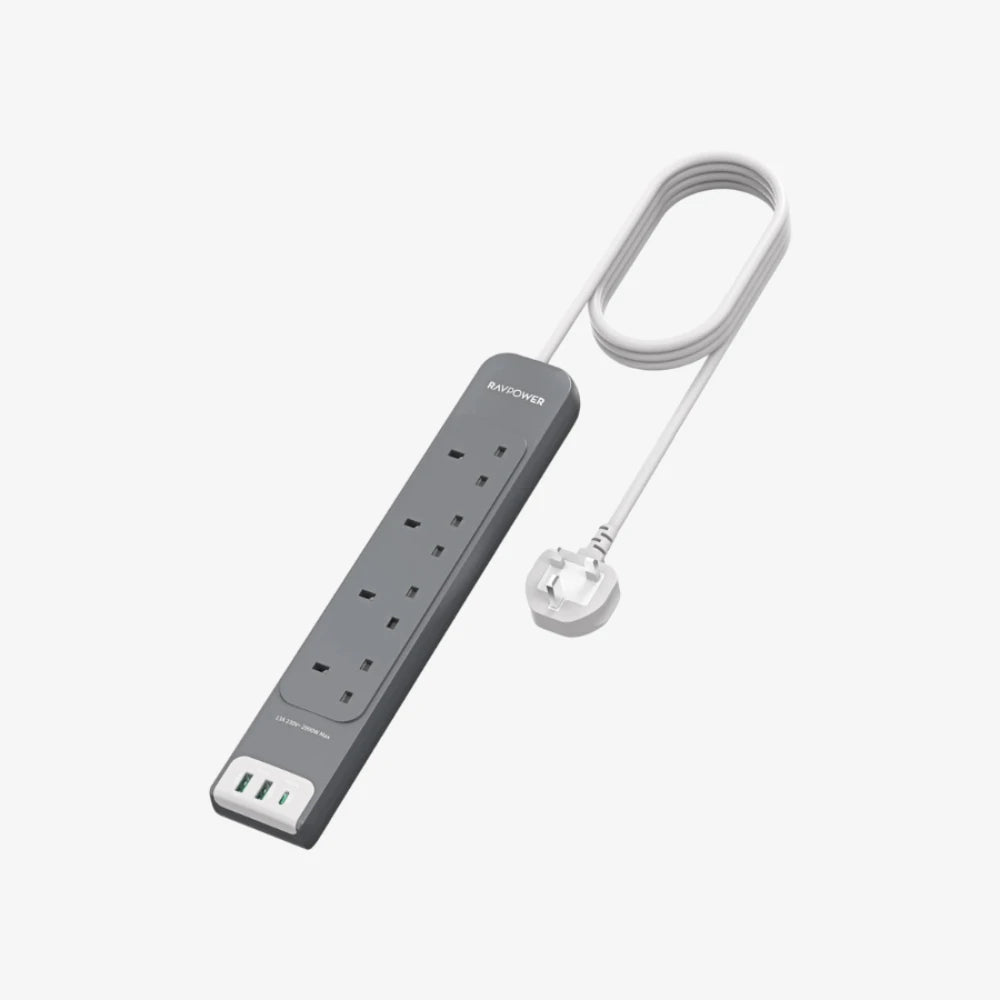 RAVPower 7-in-1 Surge Protected Power Strip with USB-C PD