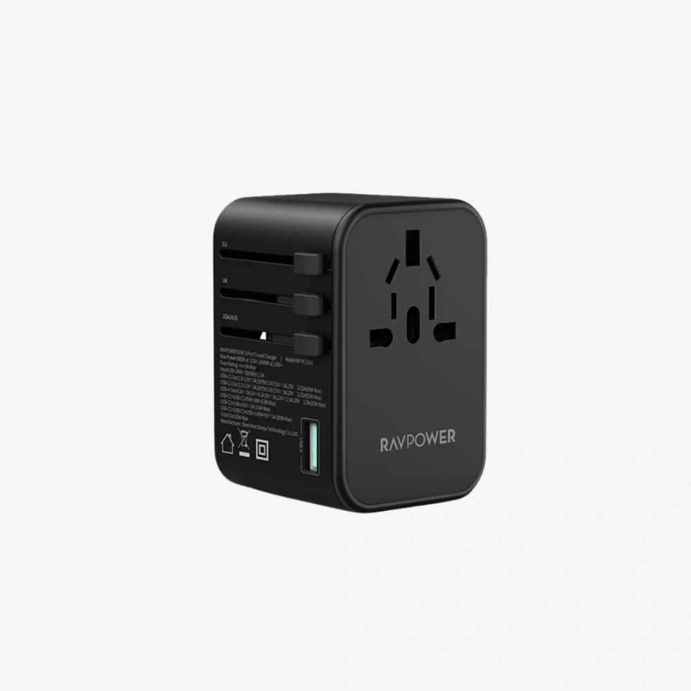RAVPower 3-Port GaN PD Wall Charger - 65W