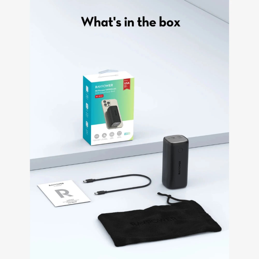 RAVPower Mini Power Bank – 30W PD Fast Charging