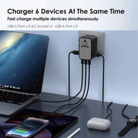 RAVPower PC1043 PD Pioneer 75W 4-Port GaN Travel Charger