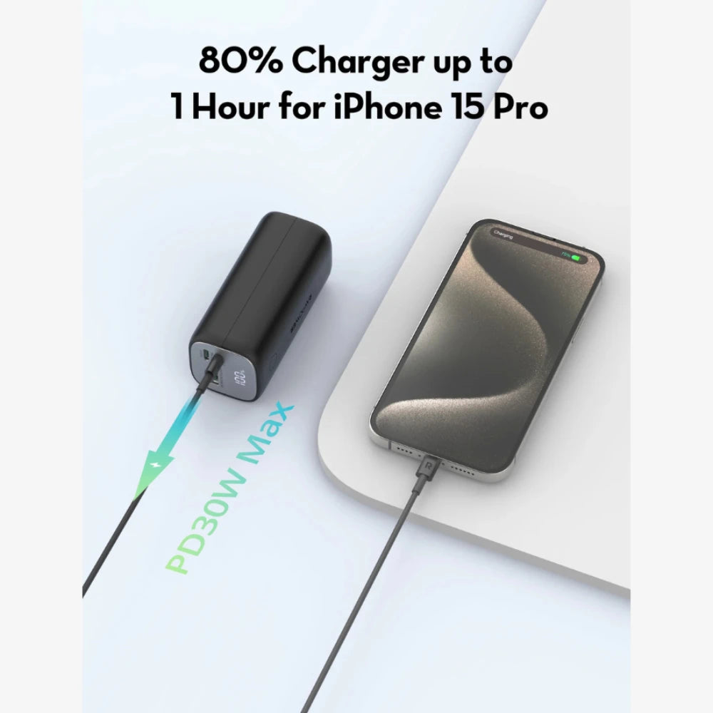 RAVPower Mini Power Bank – 30W PD Fast Charging