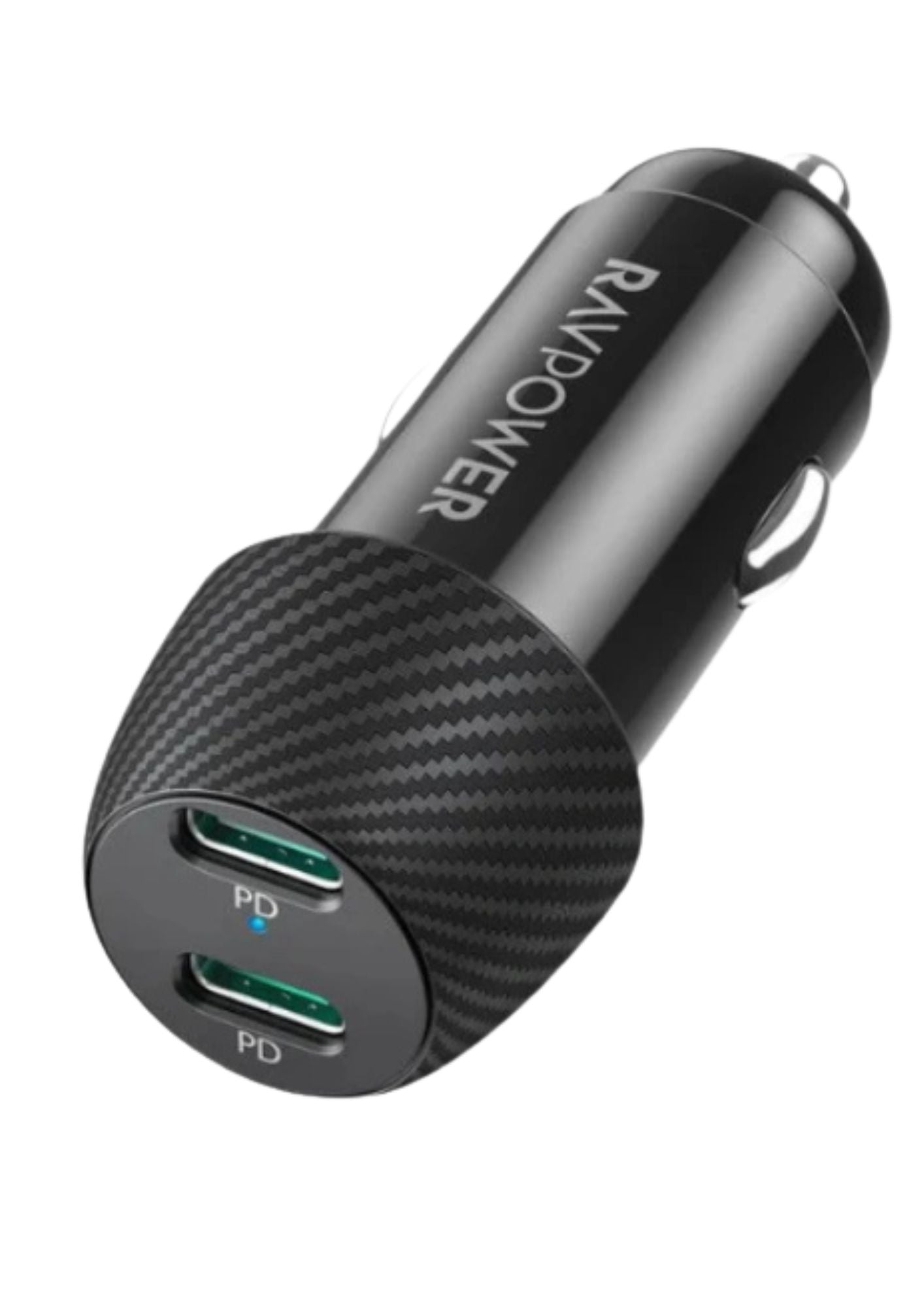 RAVPower 50W Dual USB-C PD Car Charger