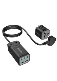 RAVPower PC1062 75W GaN 6-in-1 Power Strip & Travel Charger