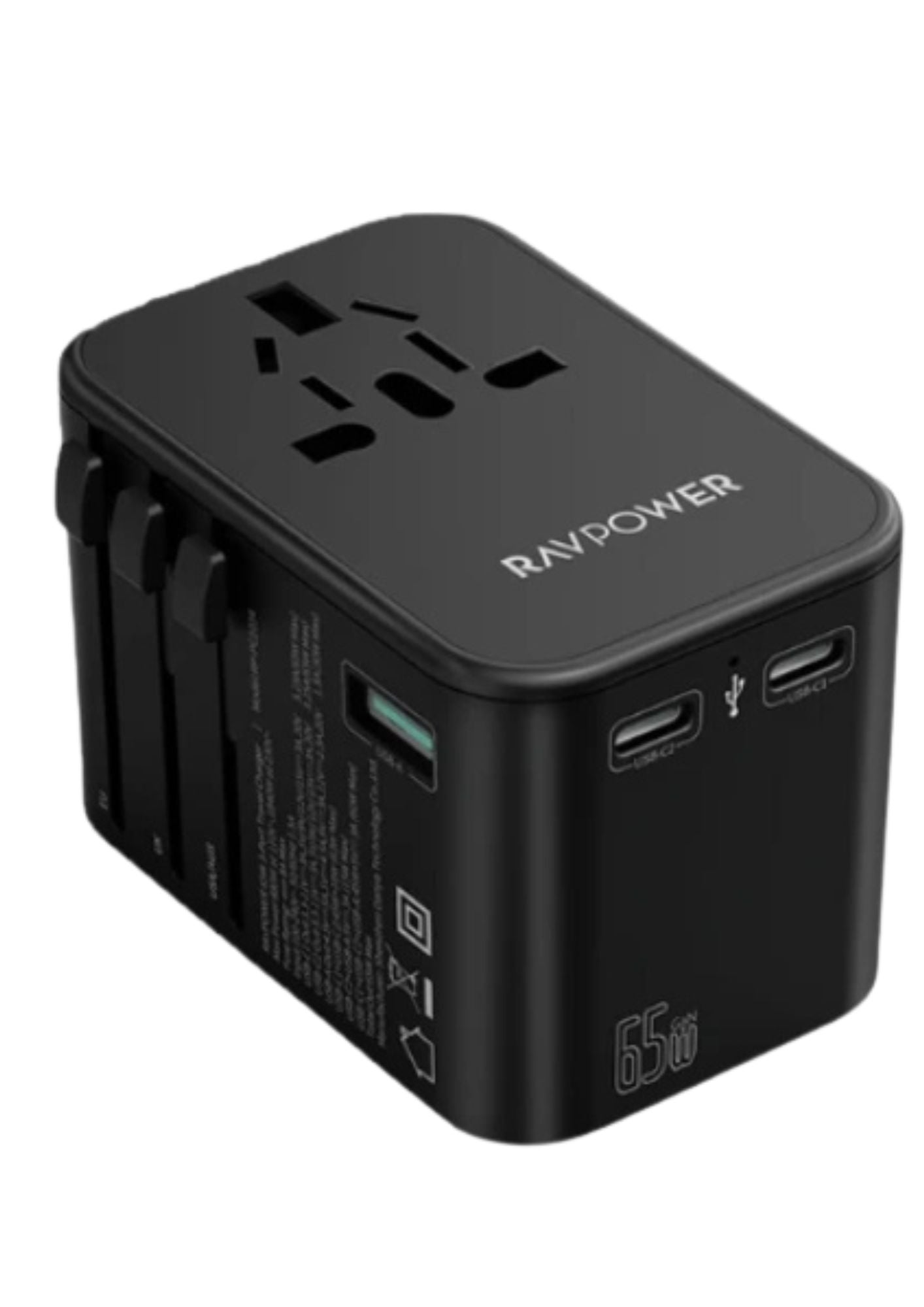 RAVPower 3-Port GaN PD Wall Charger - 65W