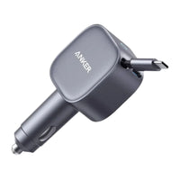 Anker Nano 75W Car Charger with Retractable USB-C Cable