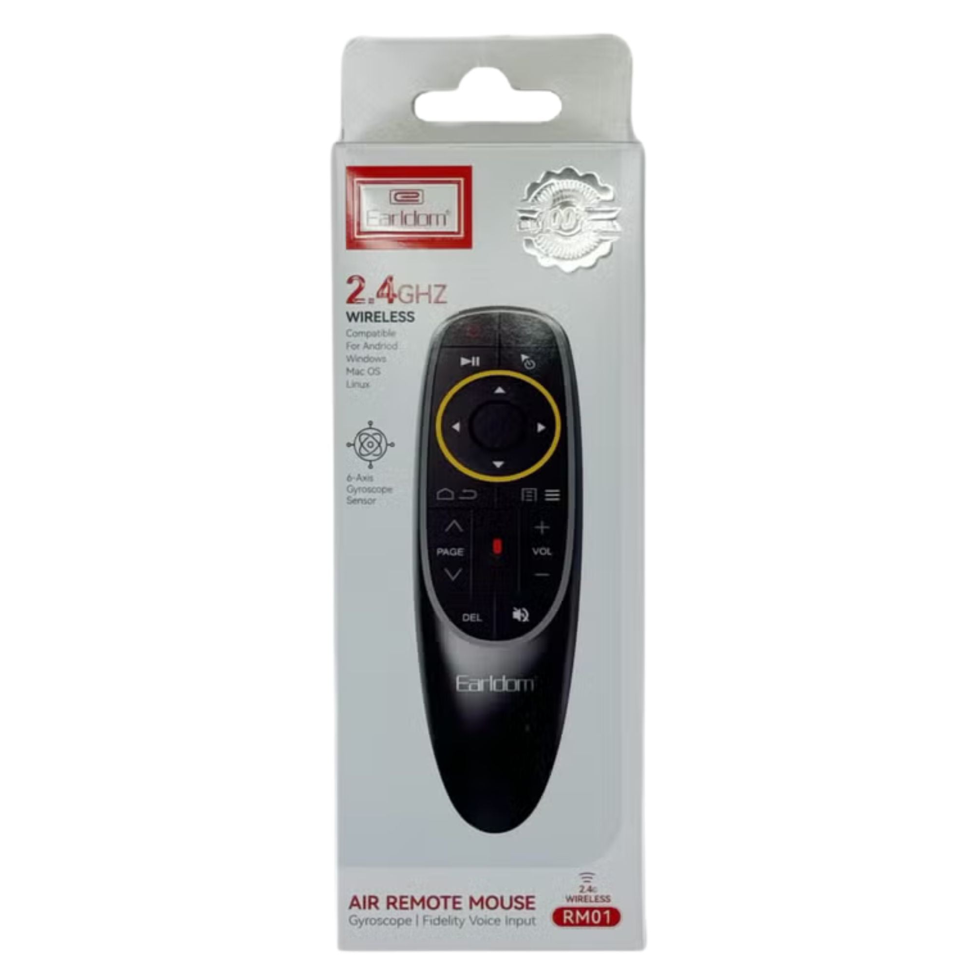 Earldom ET-RM01 Mini Air Mouse Remote for Android TV