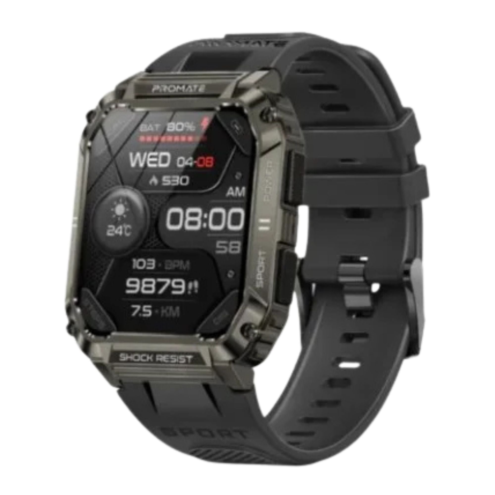 Promate xWatch-S19 Tough-Built Fitness Tracker Smartwatch