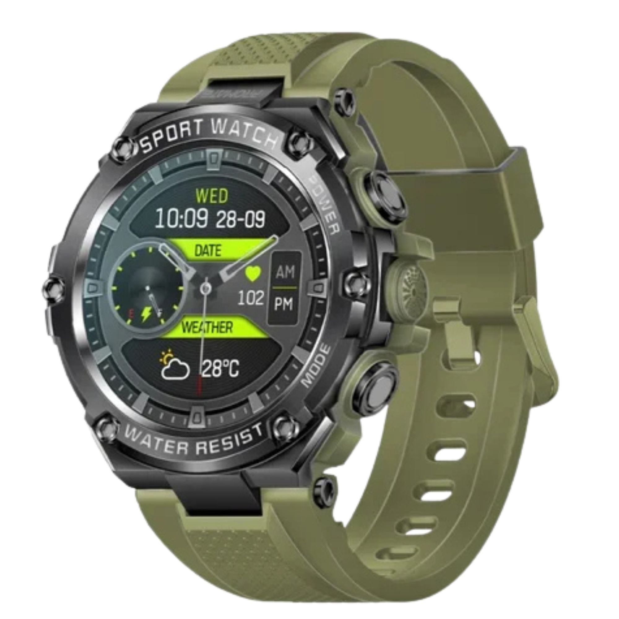Promate xWatch-R19 1.53" Round Fitness Tracker Smartwatch
