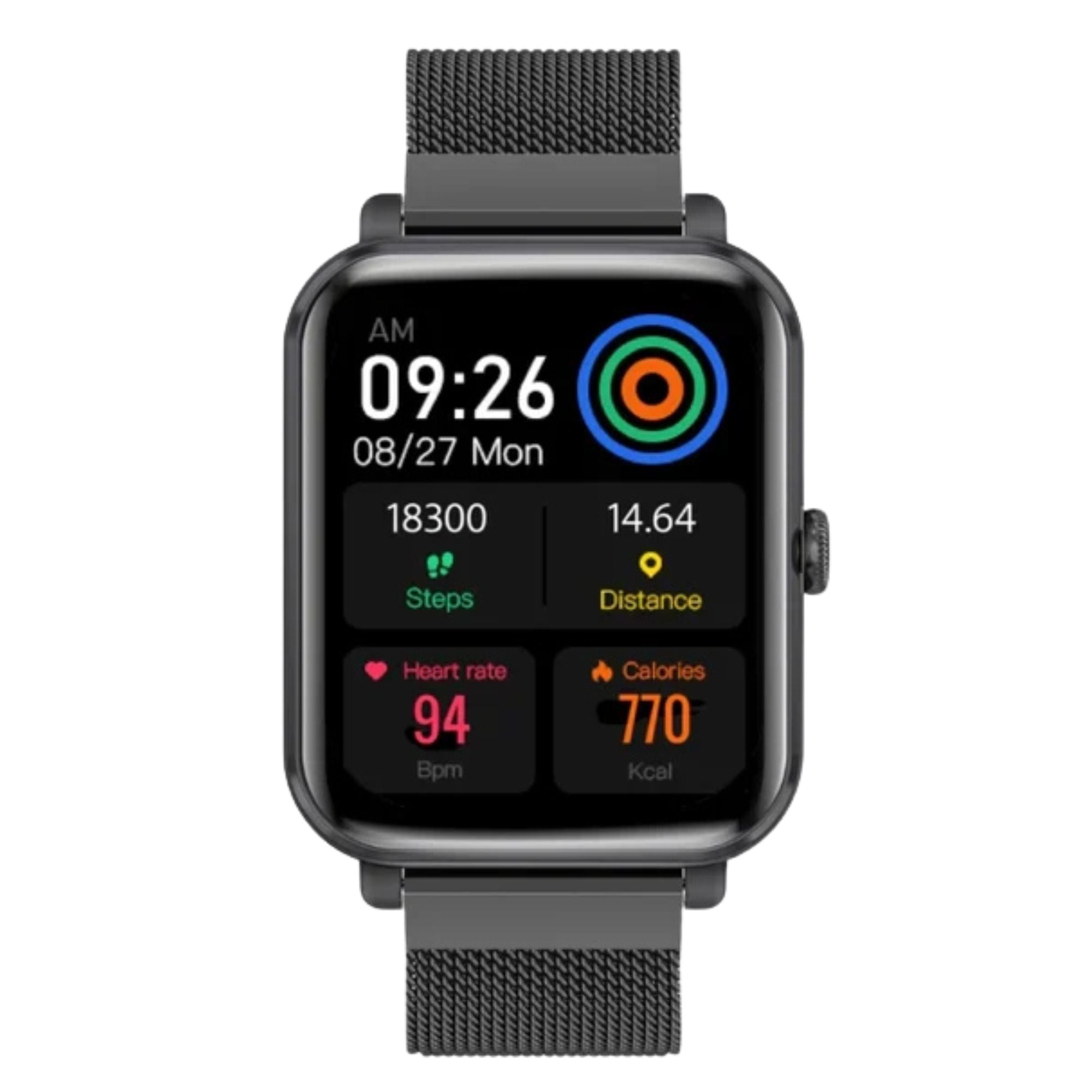 Promate ProWatch-M18 1.78" AMOLED Fitness Tracker Smartwatch