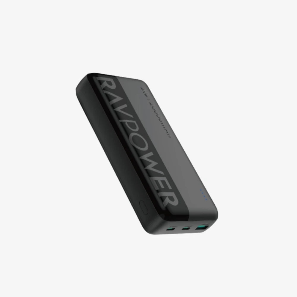 RAVPower 20W PD Pioneer Power Bank – 3-Port Fast Charging
