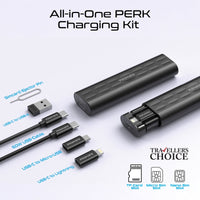 Promate Urban-X Tech Pouch with Biometric Lock & Apple Find My
