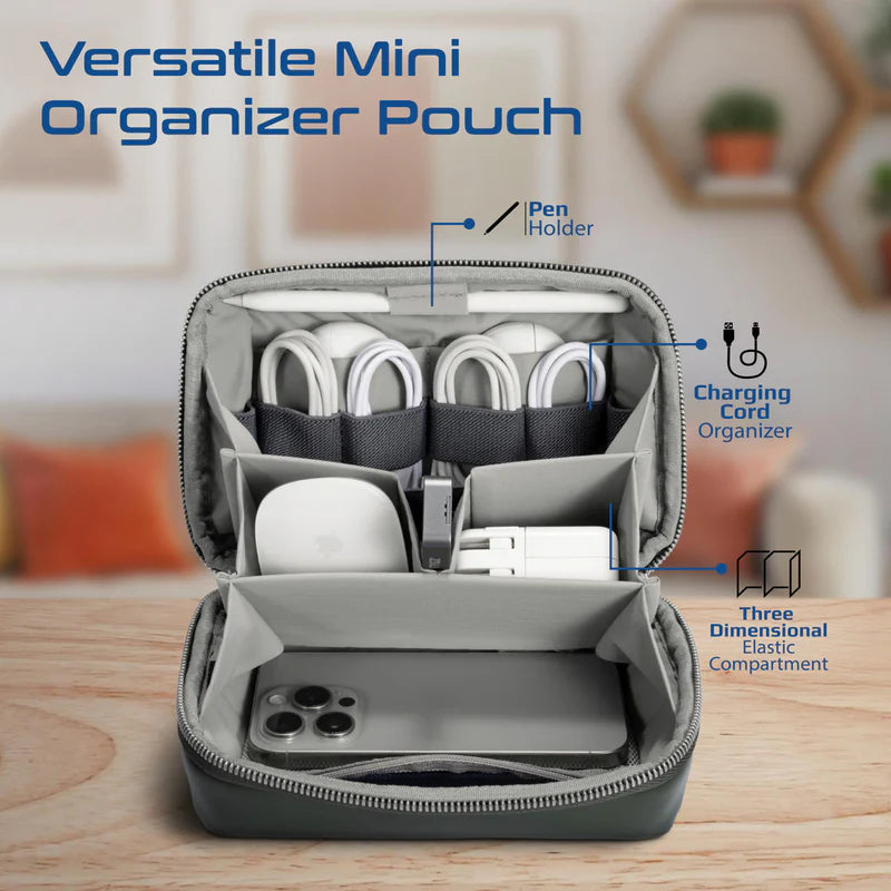Promate Velvena Compact Tech Organizer Pouch