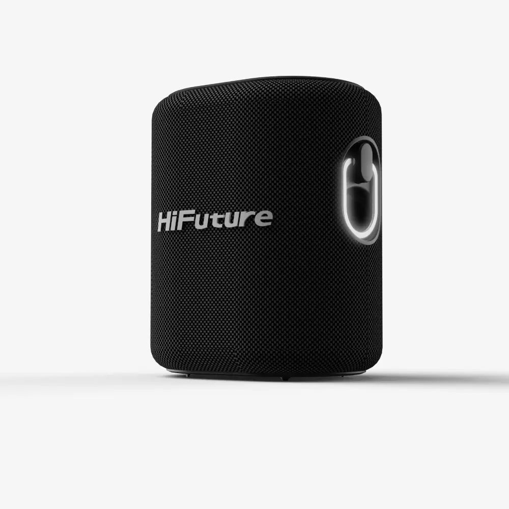 HiFuture Vocalist 100 portable karaoke speaker with dual wireless microphones, RGB lights, and power bank function—perfect for beach parties and gatherings in Kuwait.