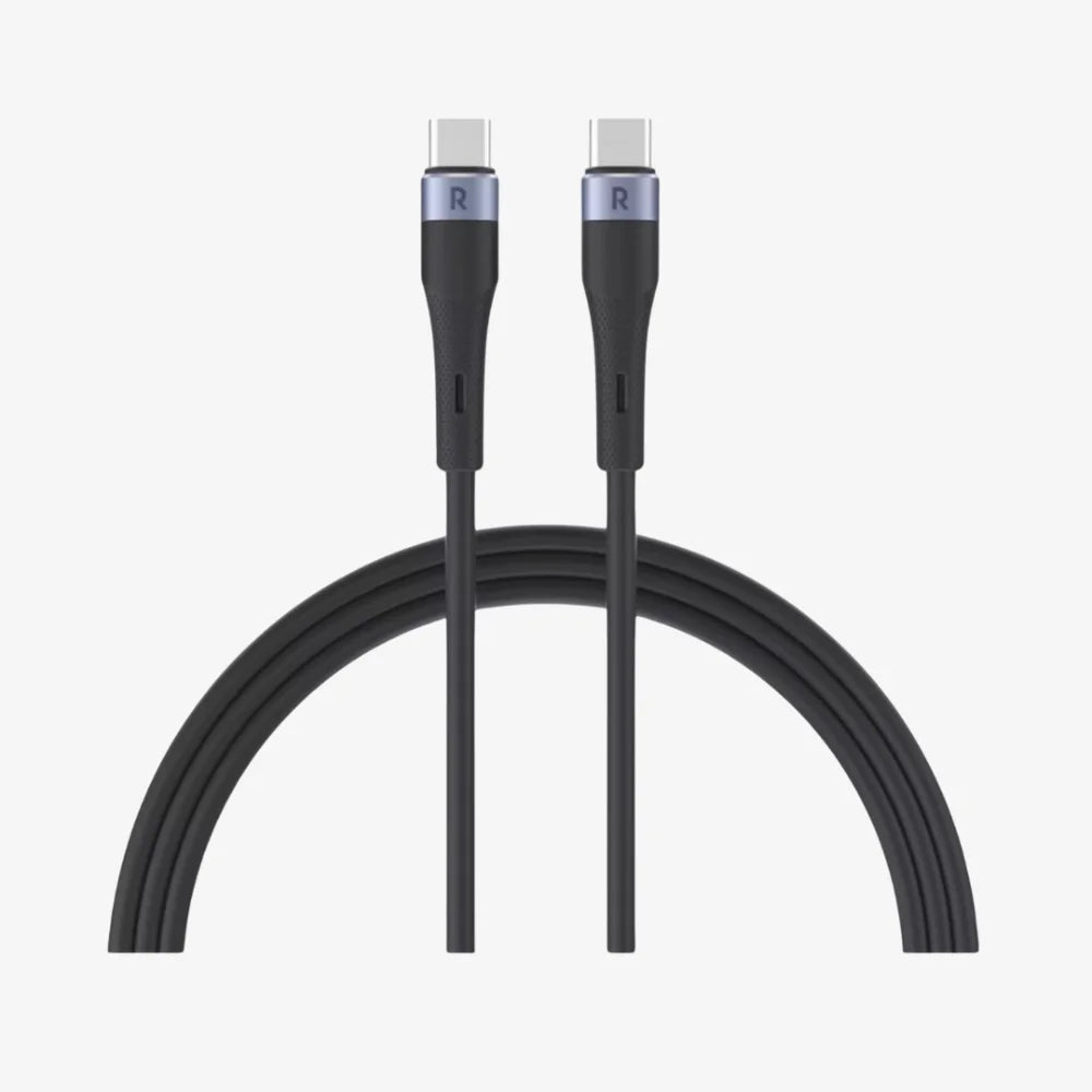 RAVPower 60W USB-C to USB-C Cable 1M - Black & White