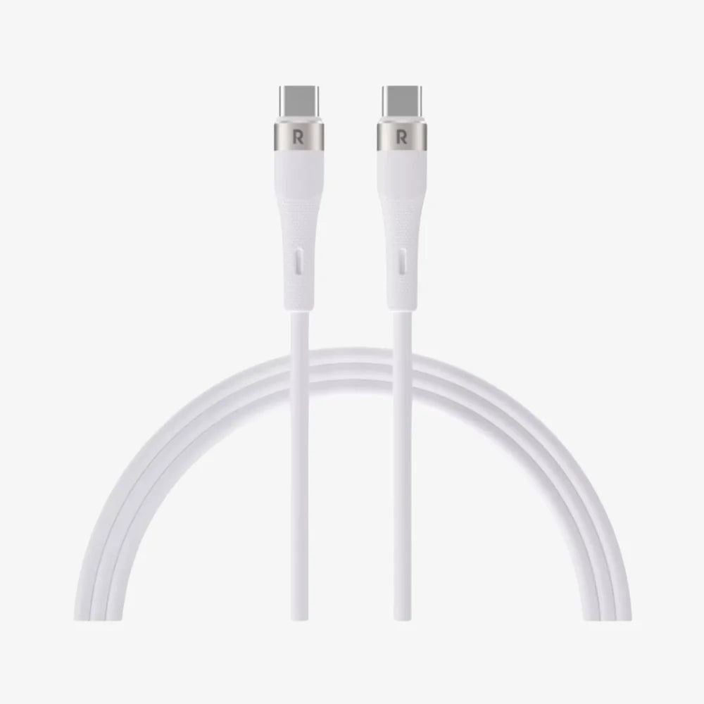 RAVPower 60W USB-C to USB-C Cable 1M - Black & White