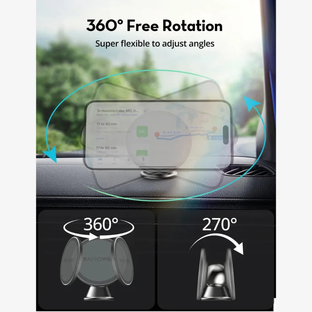 RAVPower Magnetic Car Mount with Ultra-Strong Hold