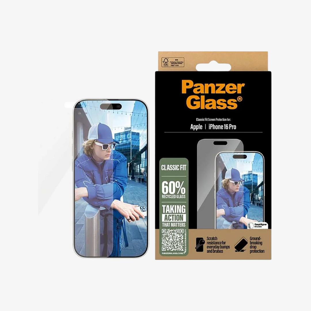 PanzerGlass® Screen Protector iPhone 16 Series | Classic Fit
