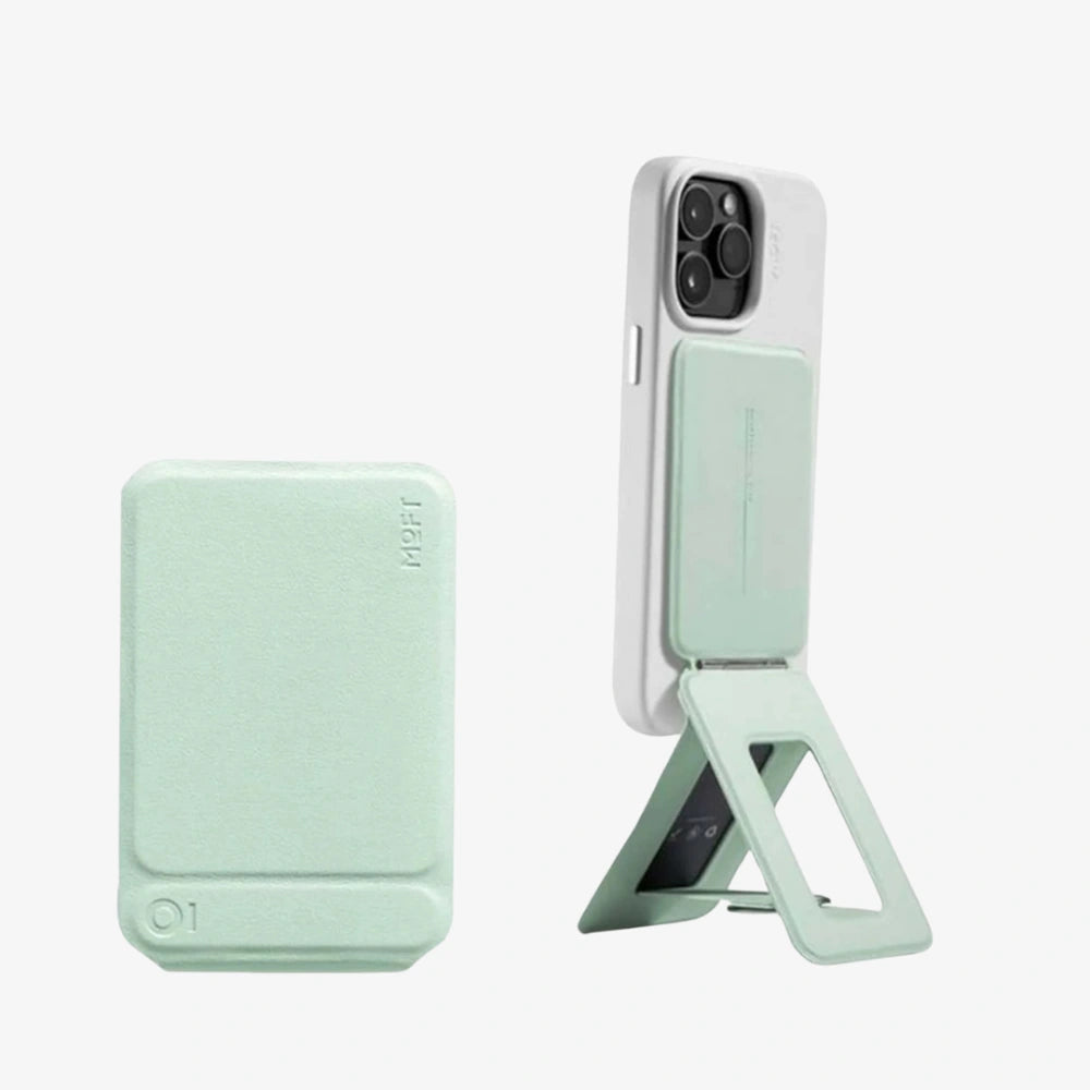 MOFT Snap Invisible Phone Tripod – Peppermint & Peach Pink