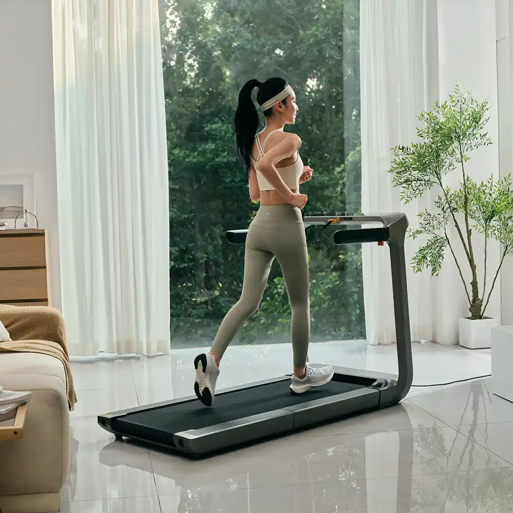 King Smith Smart Foldable Treadmill X218 - 1.75 HP side view - Treadmill | Buy Online in Kuwait | Pro Sports Kuwait