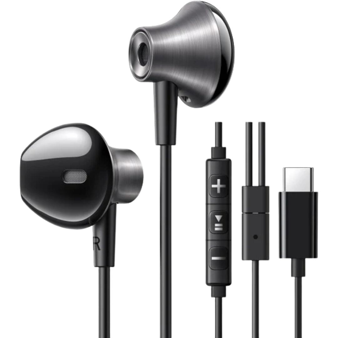 Ugreen Wired Earphones USB-C Connector Black