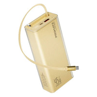 Promate Lucid-45W 20000mAh Power Bank with Retractable USB-C Cable