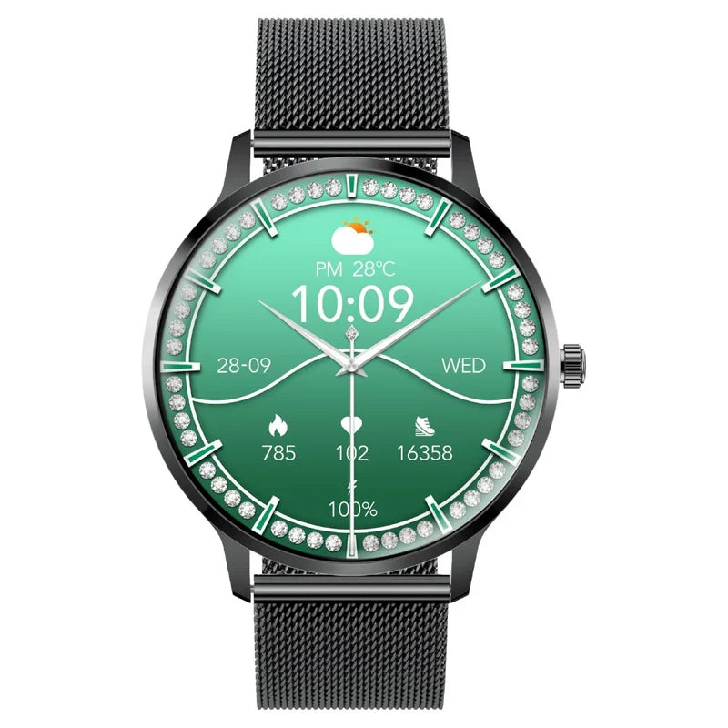 Promate xWatch-US13 1.32" Curved AMOLED Fitness Tracker Smartwatch