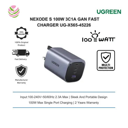 Ugreen X565 Nexode 100W 4 Port GaN Charger