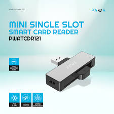 Pawa PW-ATCDR121-BK Mini Single Slot Smart Card Reader with Type-C Connector