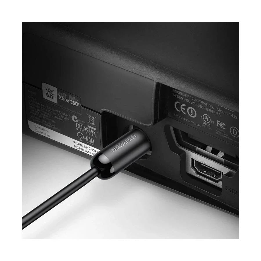Ugreen AV122 Toslink Optical Audio Cable Black