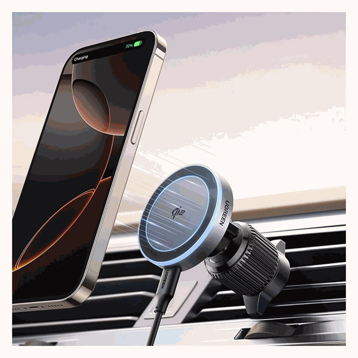Ugreen Magnetic Car Wireless Charger