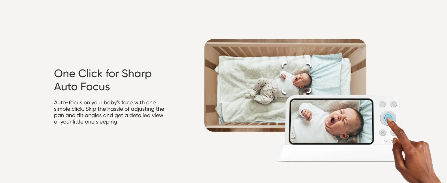 eufy E21 5" Smart Video Baby Monitor with 4K Pan-Tilt Camera