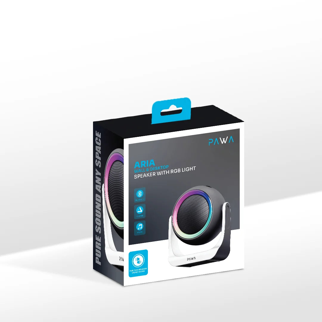 Pawa Aria Wall & Desktop RGB Speaker