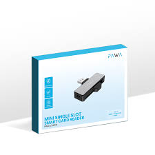 Pawa PW-ATCDR121-BK Mini Single Slot Smart Card Reader with Type-C Connector