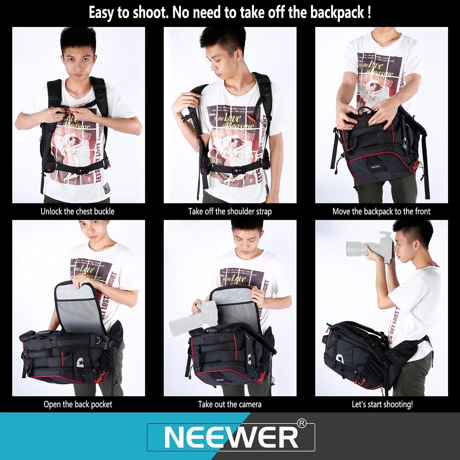 Neewer NW-XJB-D2330 Pro Camera Backpack
