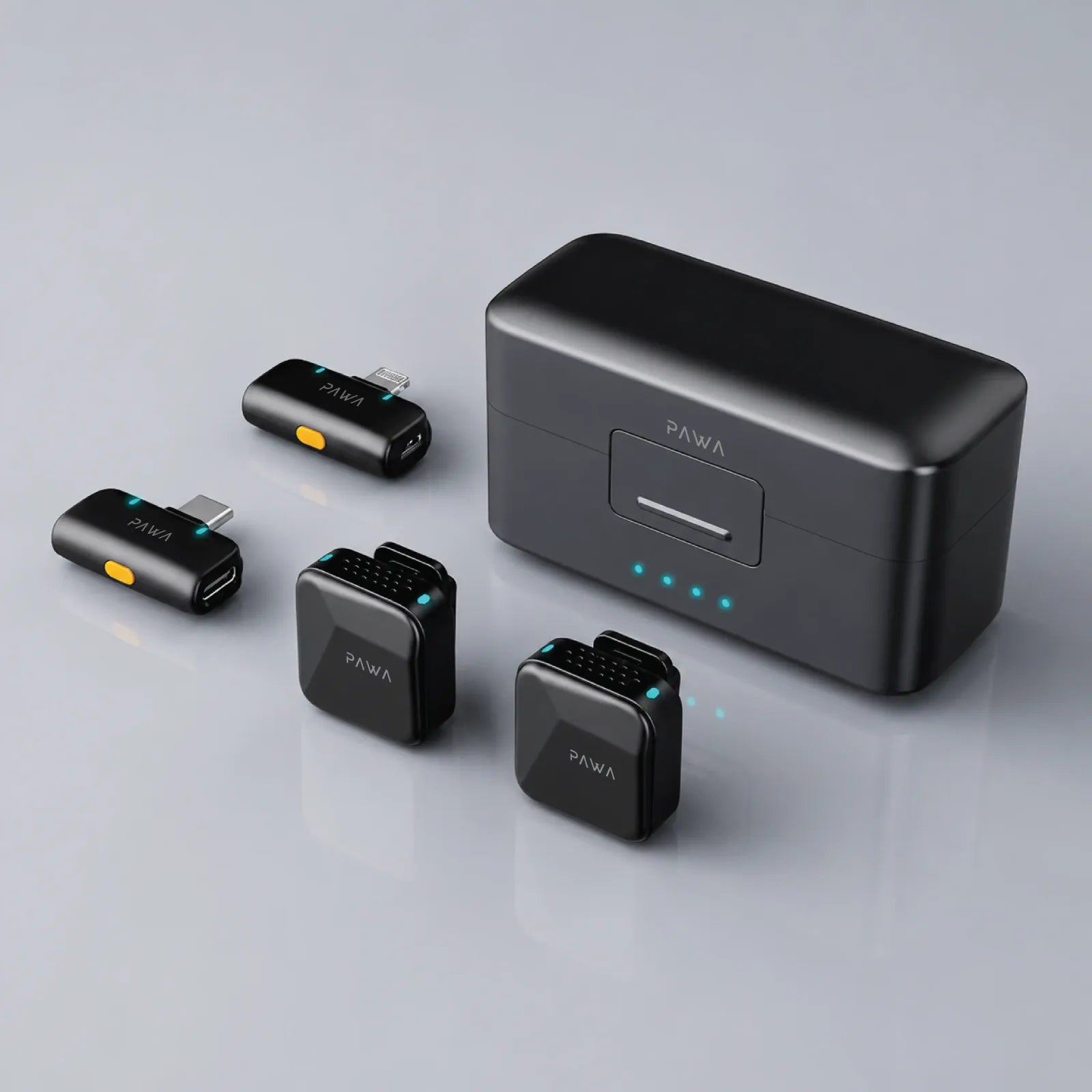 Pawa VlogDot Duo Wireless Microphone with AI Noise Reduction Type-C + Lightning