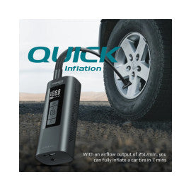 Promate Aerify 4-in-1 Portable Air Compressor