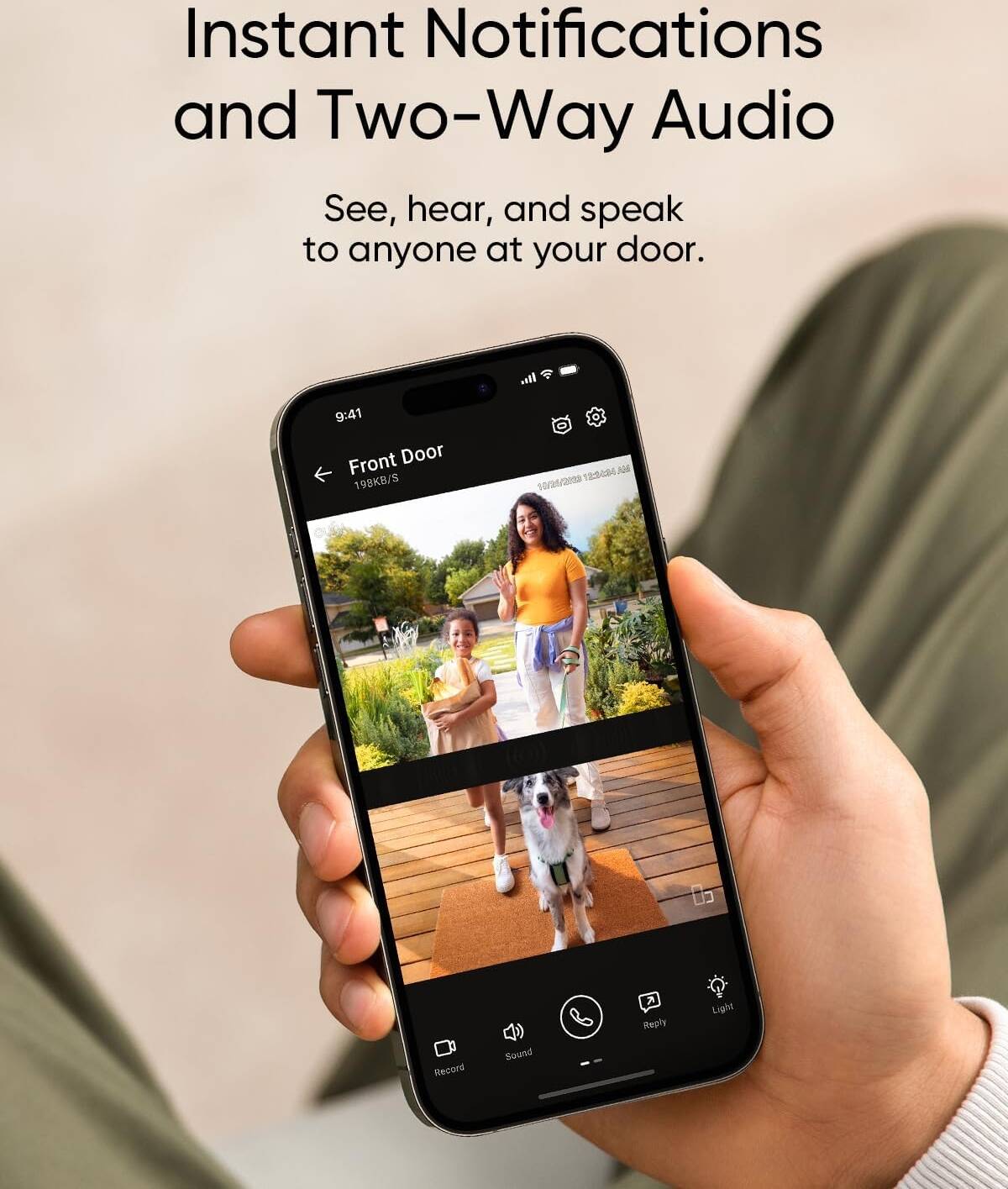 Eufy Video Doorbell E340 With Chime- Black