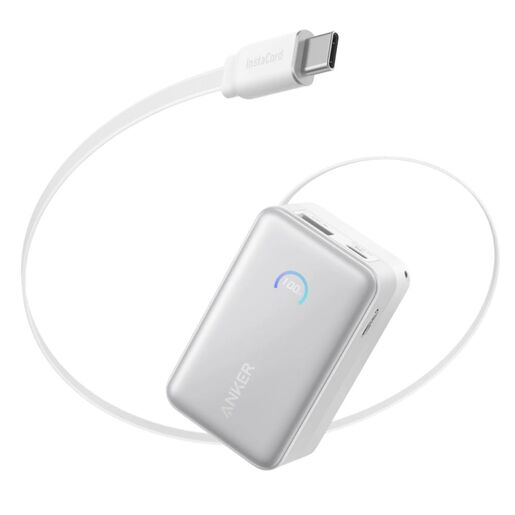 Anker A1638 Nano 10K 45W Power Bank with Retractable Cable