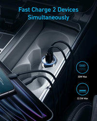Anker 323 Car Charger 52.5W
