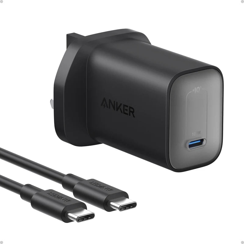 Anker Nano Charger 100W with 6ft 5A c-c cable Black