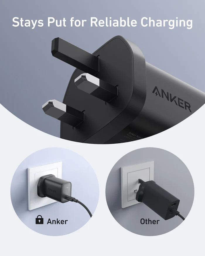Anker Nano Charger 100W with 6ft 5A c-c cable Black