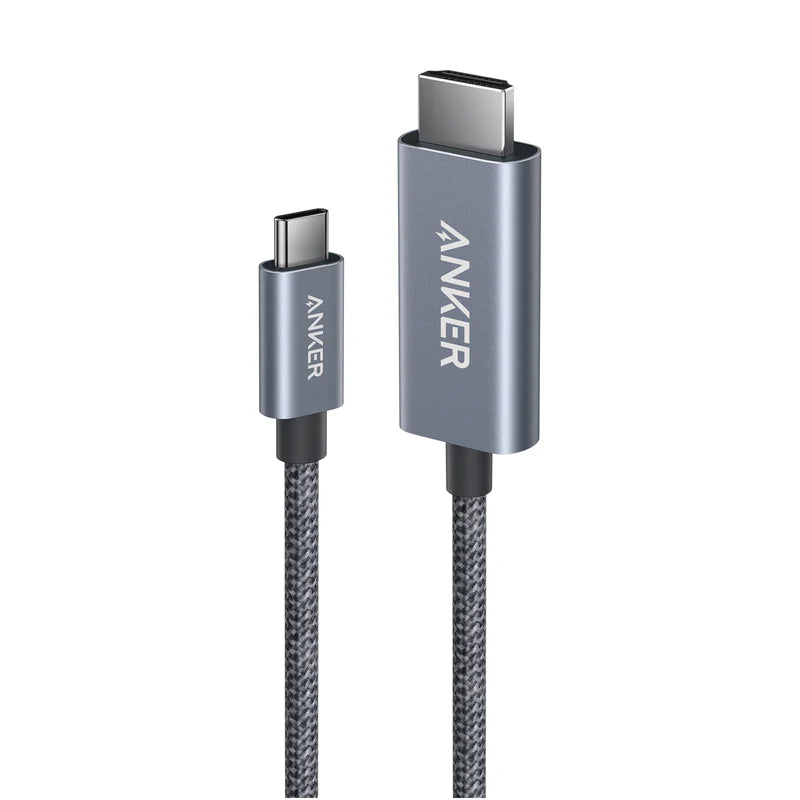 Anker Nano USB-C to HDMI Cable (6ft, 4K, Braided)- Black