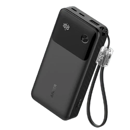 Anker Power Bank (20K, 30W)- Black
