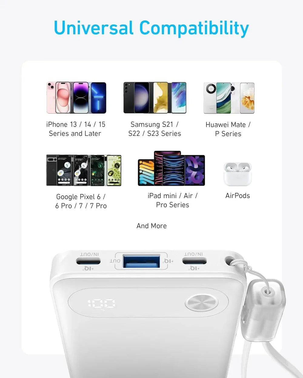 Anker A1257 10K 22.5W Power Bank