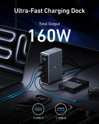 Anker Prime A83B6 14-in-1 Dual Display 160W Charging Docking Station